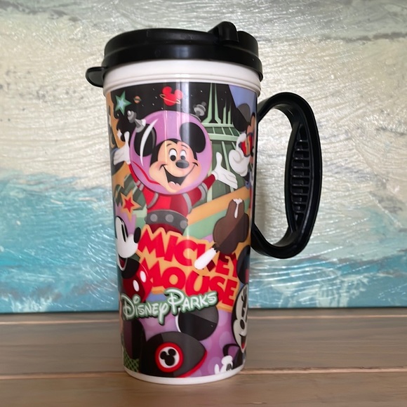 WALT DISNEY WORLD mug black white Mickey Mouse Club Minnie Mouse EUC - Picture 2 of 6
